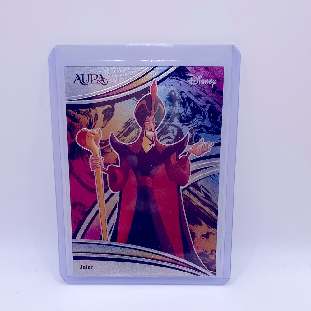 Disney Aura Jafar Card with protective sleeve